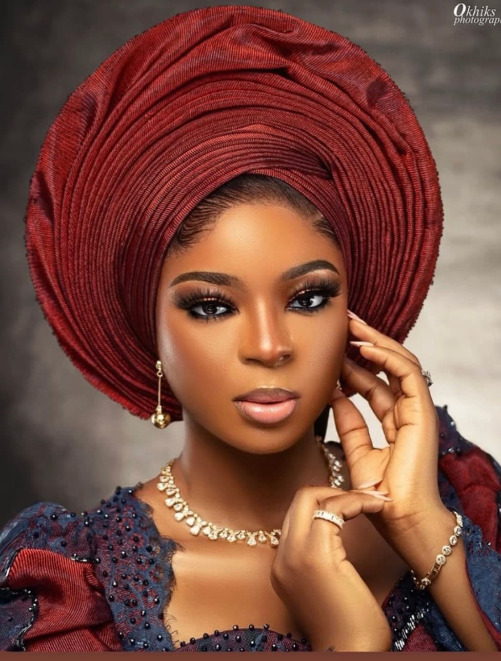 Bride with natural glow look